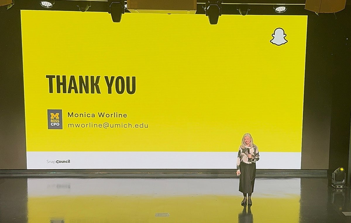 PositiveOrg's tweet image. The Center for Positive Organizations has developed an exciting partnership with @Snap to focus on research and teaching related to igniting organizational excellence through elevating the human experience of work. 💛
