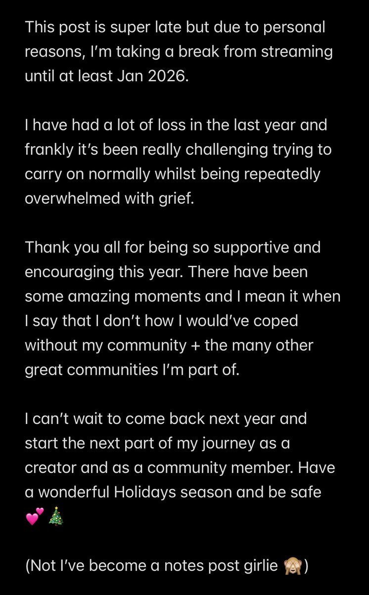 A quick(ish) personal update 💕