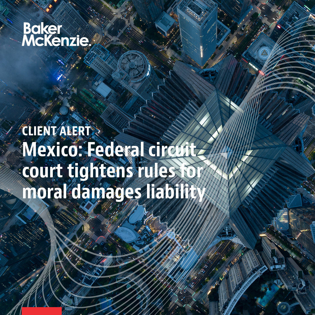 En esta alerta, nuestros expertos analizan la decisión de un Tribunal Colegiado de Circuito que estableció un estándar probatorio claro para los reclamos por daño moral: bit.ly/4q1mY9j