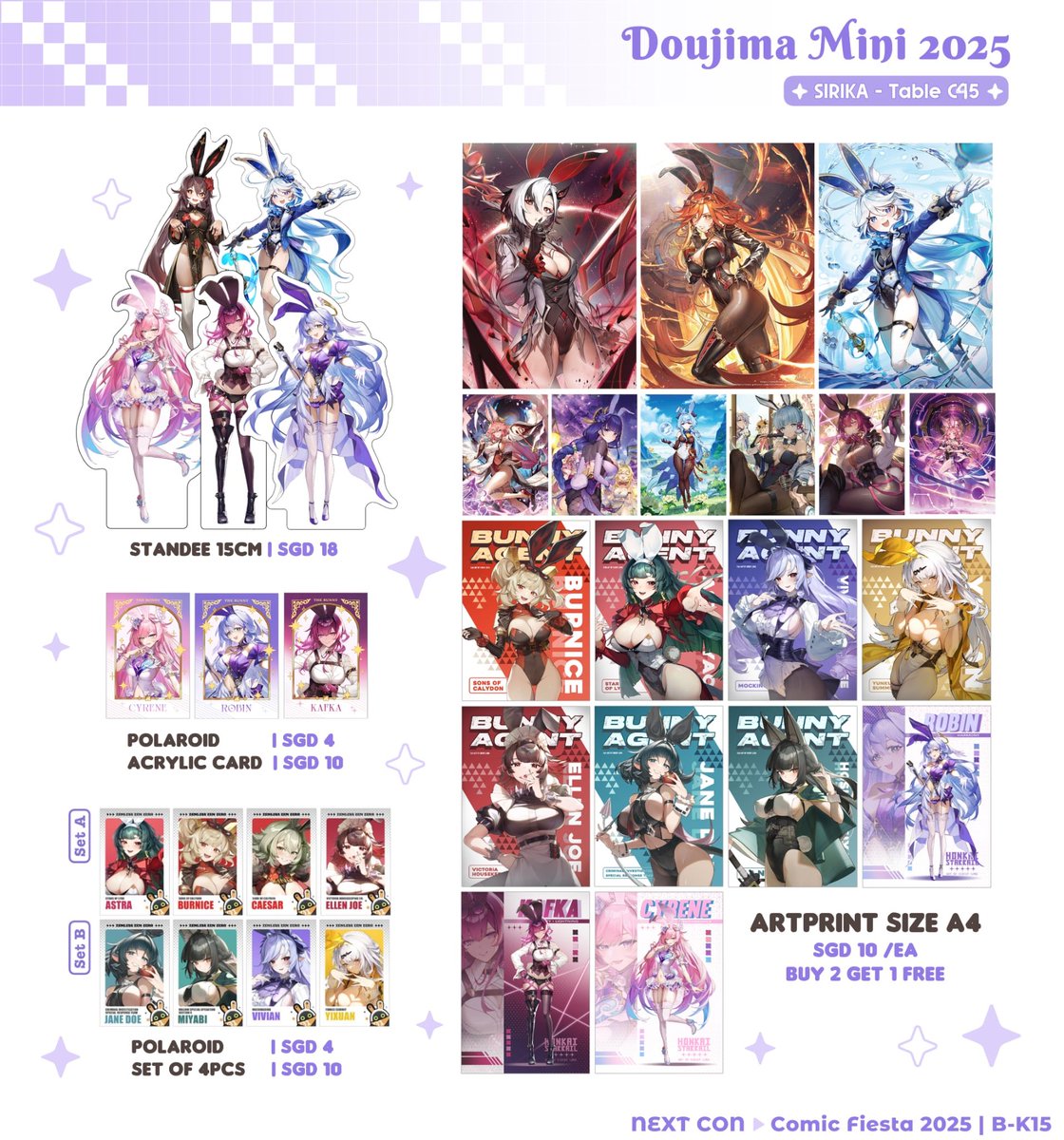 siriuflong's tweet photo. I correct my booth number ๐ญ
C45 at doujima mini
Thank you for reminding me to fix the typo ๐
#doumini2025 #doumini https://t.co/s6NV6L2W4C