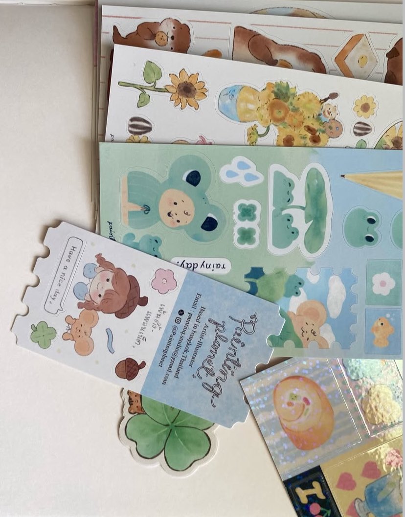 I just make art (farm)🪿🐋🦫🐇🦔🐏☁️🌼🌳 !