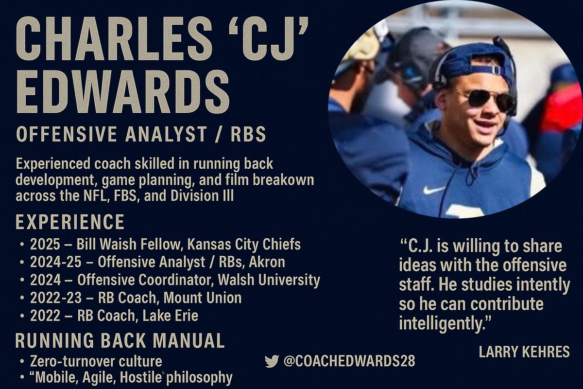Coach CJ Edwards tweet media