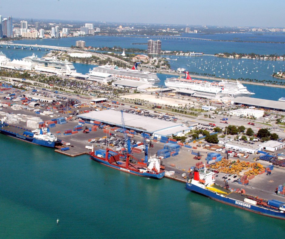 Our footprint at PortMiami is now more than triple what it was in 1987, and every upgrade boosts efficiency, capacity &amp; speed for our customers.
We're building smarter to deliver better.
#SeaboardMarine #WeBringYouCloserToYourCustomers #PortMiami #Logistics