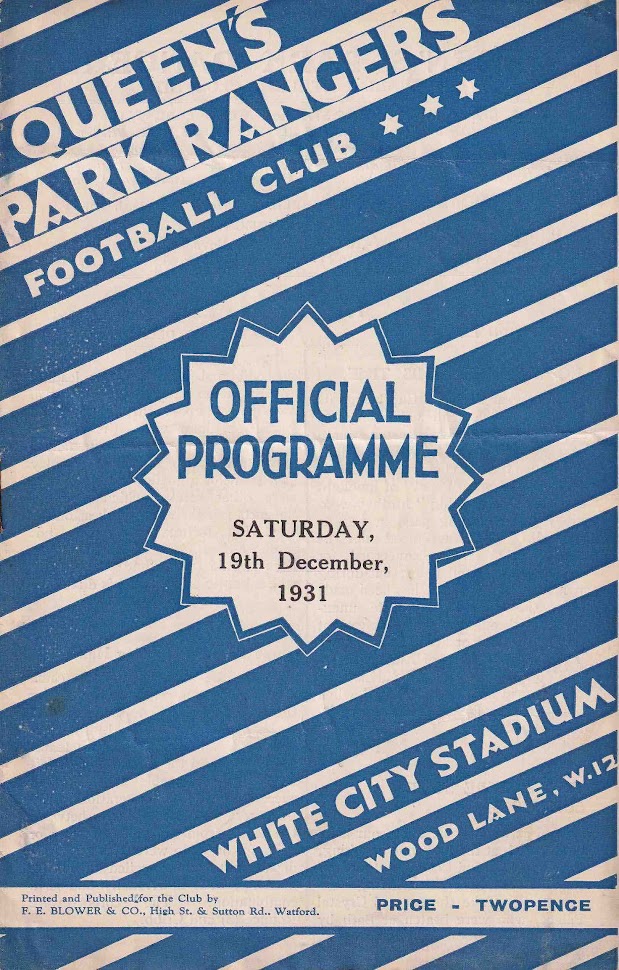 BushmanQPR's tweet photo. #OTD in 1931 @QPR 6-0 #Thames George Goddard 3, Walter Tutt and Andy Wilson score for #QPR in front of 7,397 at #WhiteCity Stadium #QPRhistory https://t.co/5BBMxHoWnm