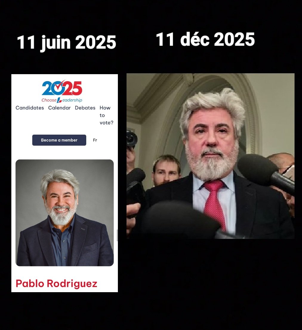 6 mois séparent ces deux Pablo 
Le bonheur d'être chef au PLQ 🥳