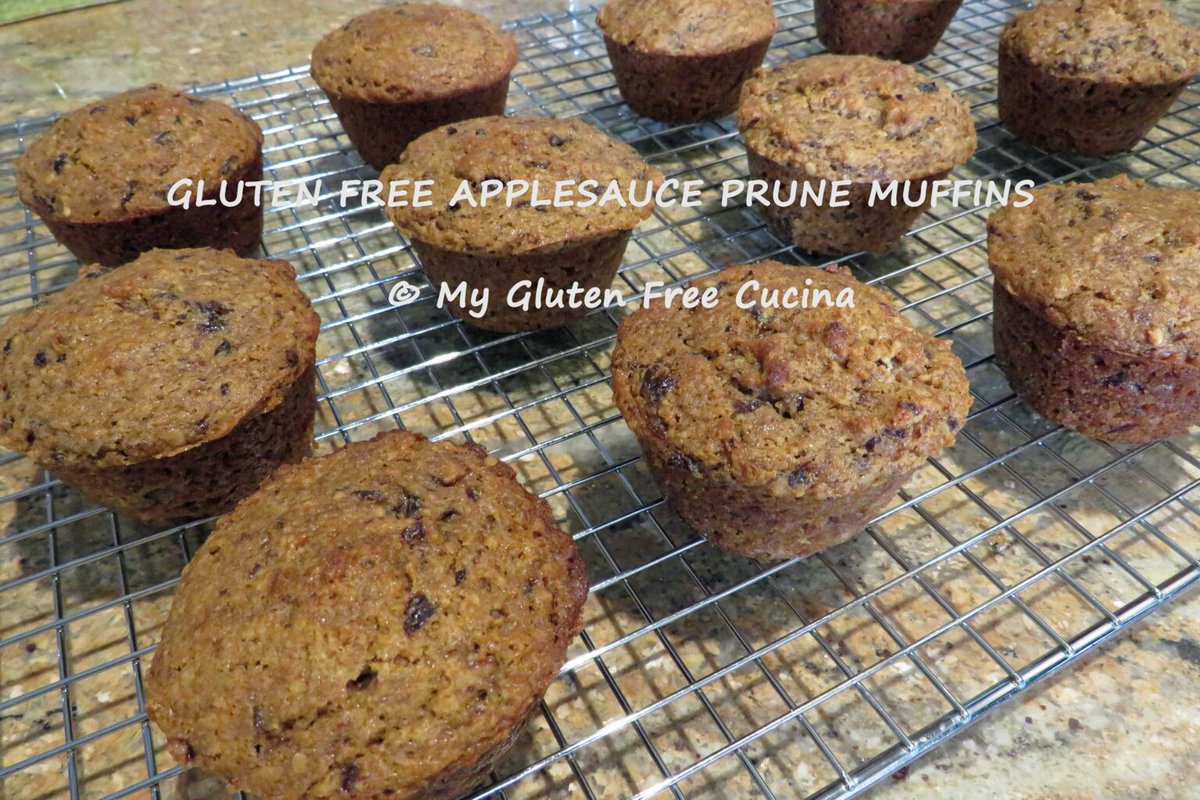 Gluten Free Applesauce Prune Muffins are mildly sweet and loaded with fiber (because who doesn’t need more of that?). They are reminiscent of bran muffins, with flax standing in for the wheat bran.

RECIPE ---> 
myglutenfreecucina.com/2024/12/19/glu…

#glutenfree