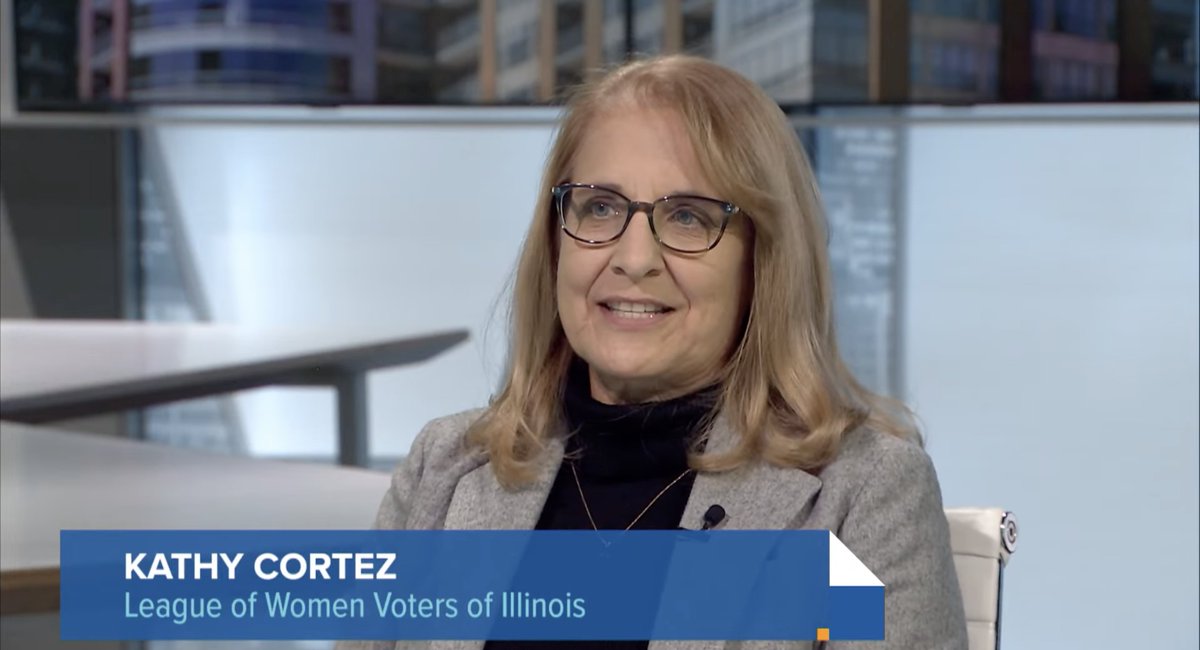 What do current efforts to re-draw legislative districts mean for our democracy? LWVIL VP Kathy Cortez was on WTTW's Chicago Tonight last night to speak about mid-cycle redistricting. WATCH NOW ➡️ youtube.com/live/rarEcO668…