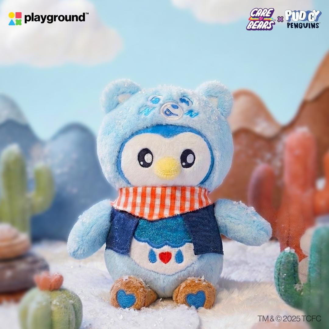 pudgypenguins's tweet image. This Pengu collectible will be released as one of five limited edition Care Bear collectibles.

The total supply for this blind box drop will be 2500 and will be releasing here: 

playgrounddrops.com