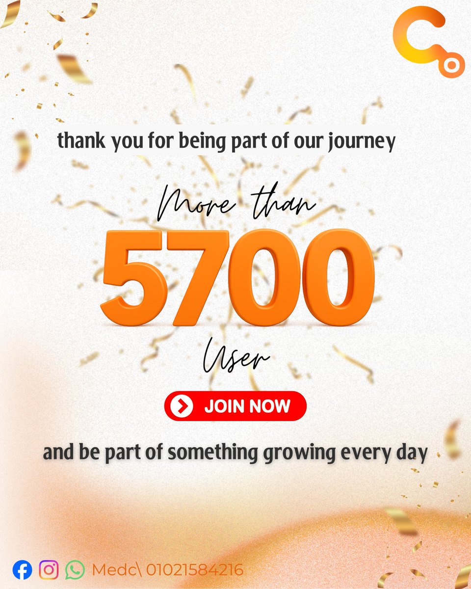 MedCi_'s tweet photo. 🎉💛 Thank You MedC Family… We Are Now Over 5700 Users!
Download the app now :
App link on *play store* https://t.co/wvaPstRzPz
*IOS* https://t.co/rEb5Kcgxiv
#medc #Medical #medicalEducation https://t.co/vaHSvGgiJH
