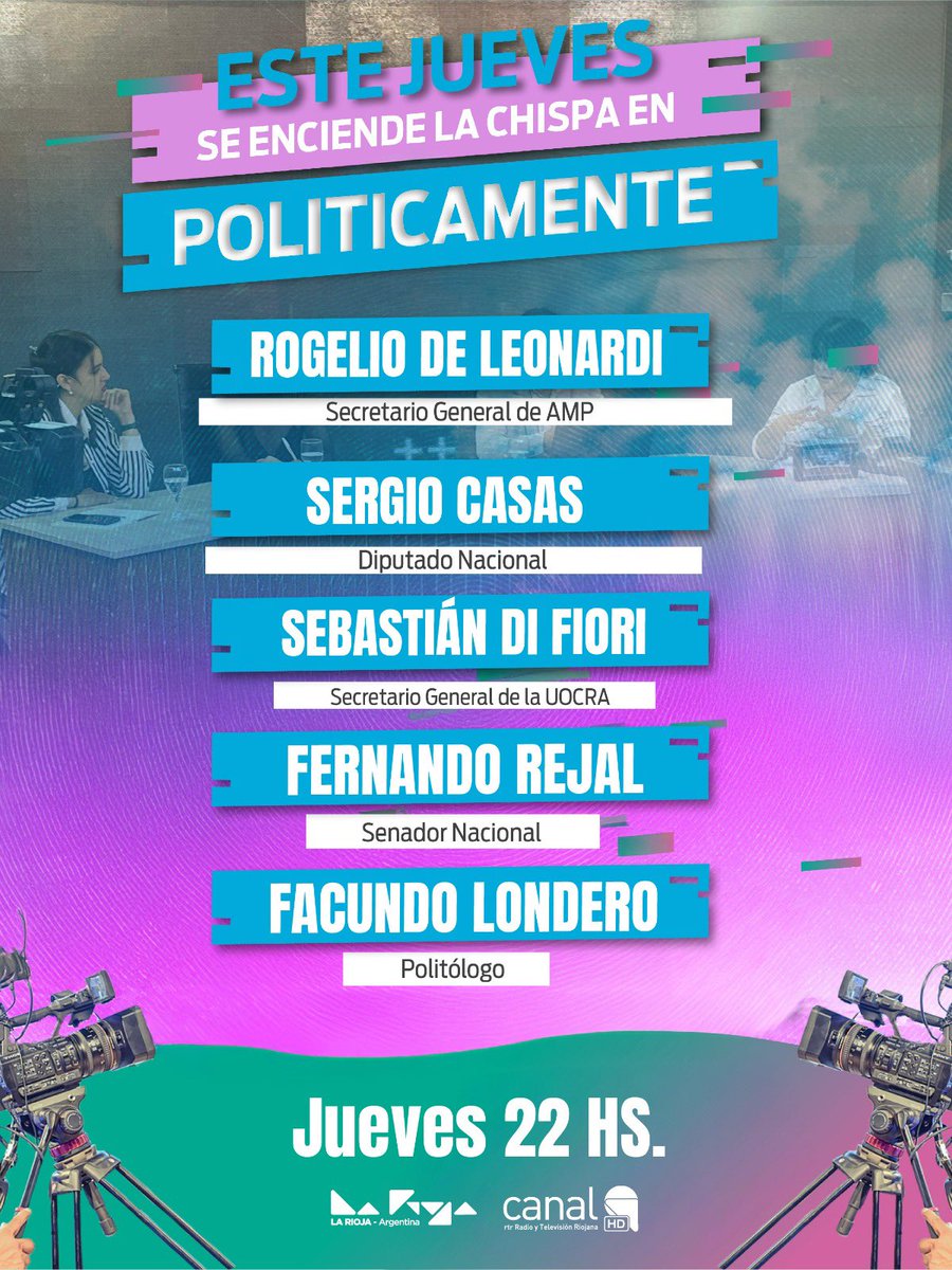 💥 Porque entender lo que pasa, es también una forma de participar.

😎 ¡Disfrutemos juntos los últimos programas del año!

#politica #actualidad
