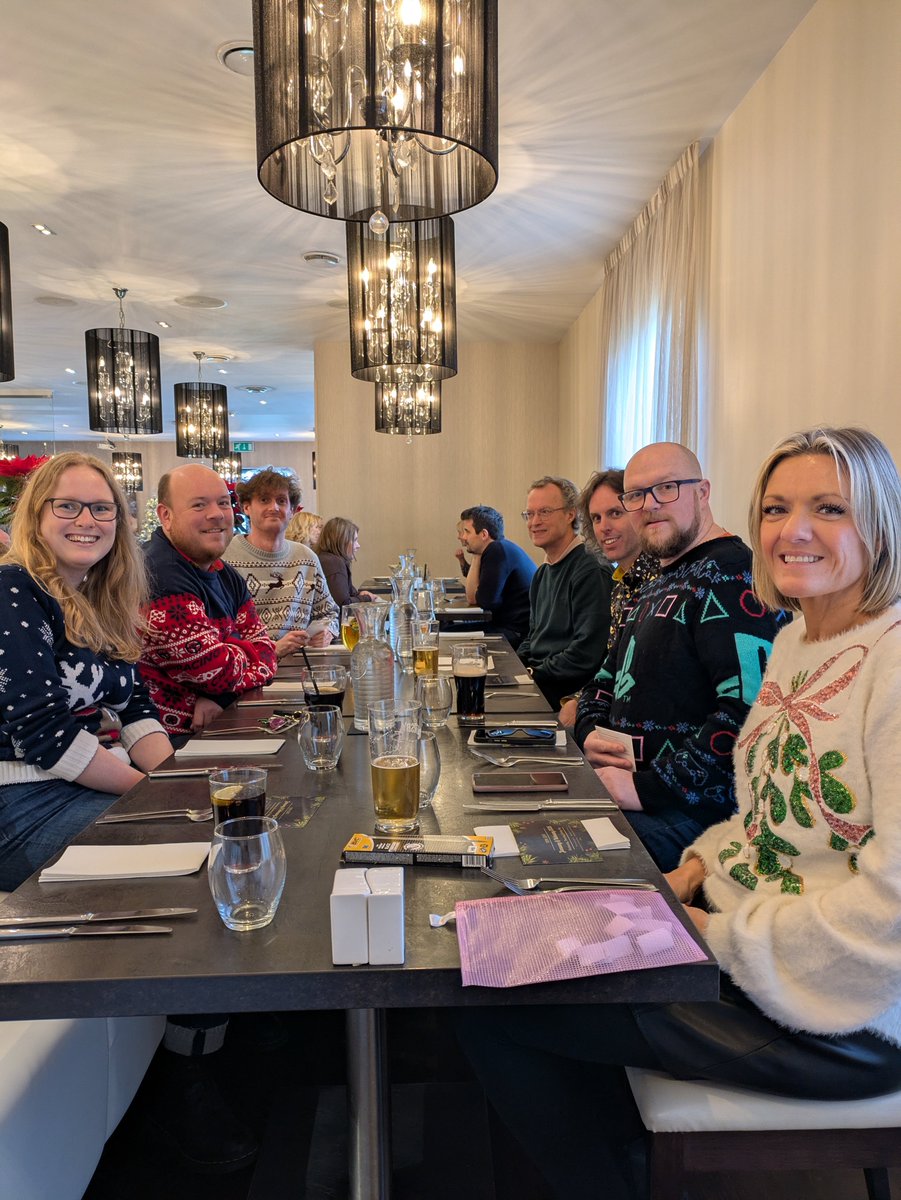 DataExpertise's tweet photo. A really nice afternoon out with the ETL consultancy team for our Christmas lunch at Signatures. It’s been a busy year, so it was good to step away from our desks and compare our fine array of Christmas jumpers🎄 https://t.co/UTlpozaKDV