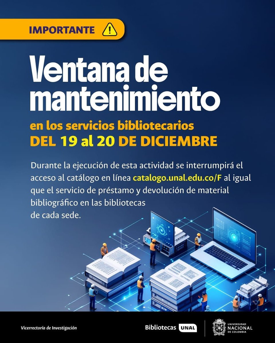 Sinab Bibliotecas UNAL tweet media