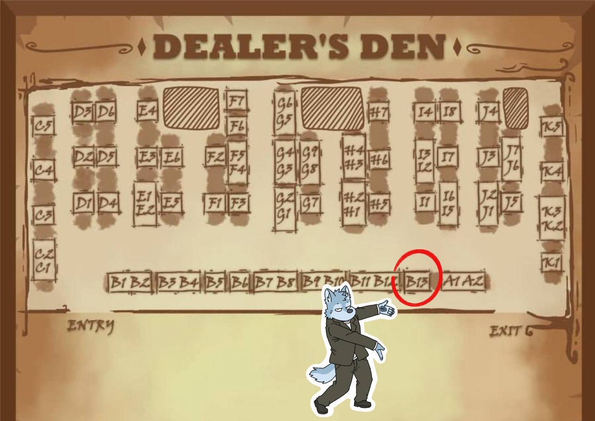 Hey everyone! I'll be attending FURUM in Malaysia this weekend! I'm really looking forward to meeting all of you~

We will also be selling merchandise this time! Our booth number is B13. We've also prepared a limited number of "VIRTUAL" posters for everyone to take for free!⭐