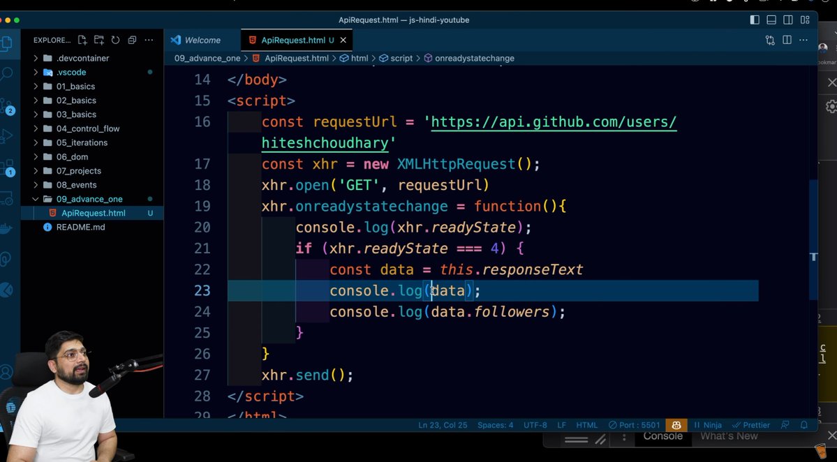 Abhijith__A's tweet image. Day 14 of learning [ JavaScript ] 🚀

- Learned how API requests work in JavaScript.
- Learned about V8 engine in JS..
- Learned the concept of Promises for handling async operations.
- Learned then(), catch(), resolve(), and reject().
- Practiced promise chaining for cleaner…