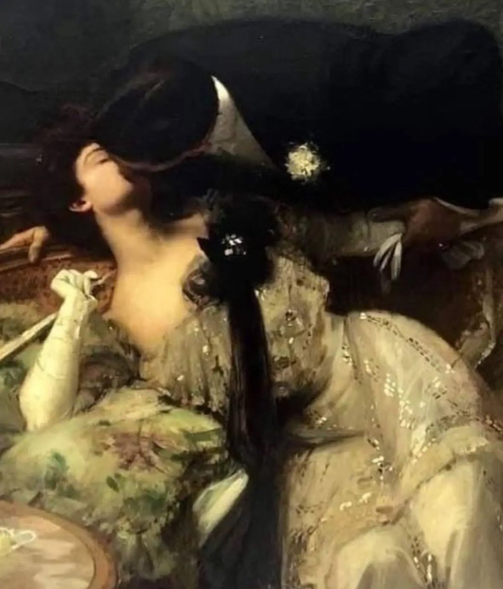 amparosolerd's tweet image. ✨✨Buen día para dejarnos guiar por #Eros y la #Diosa del #Destino si el resultado es #romanticismo en estado #académico y #mitología con #alma en memoria de #JuliusKronberg  ✨😇♾️💫 @grok