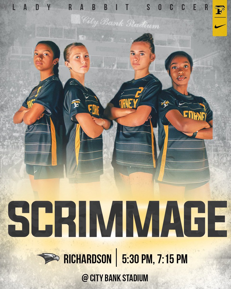 ForneySoccerLRS's tweet image. Lady Rabbits Opening Day Scrimmage Dec. 12th 💫✨ 
Varsity 5:30 | JV 7:15📍City Bank Stadium