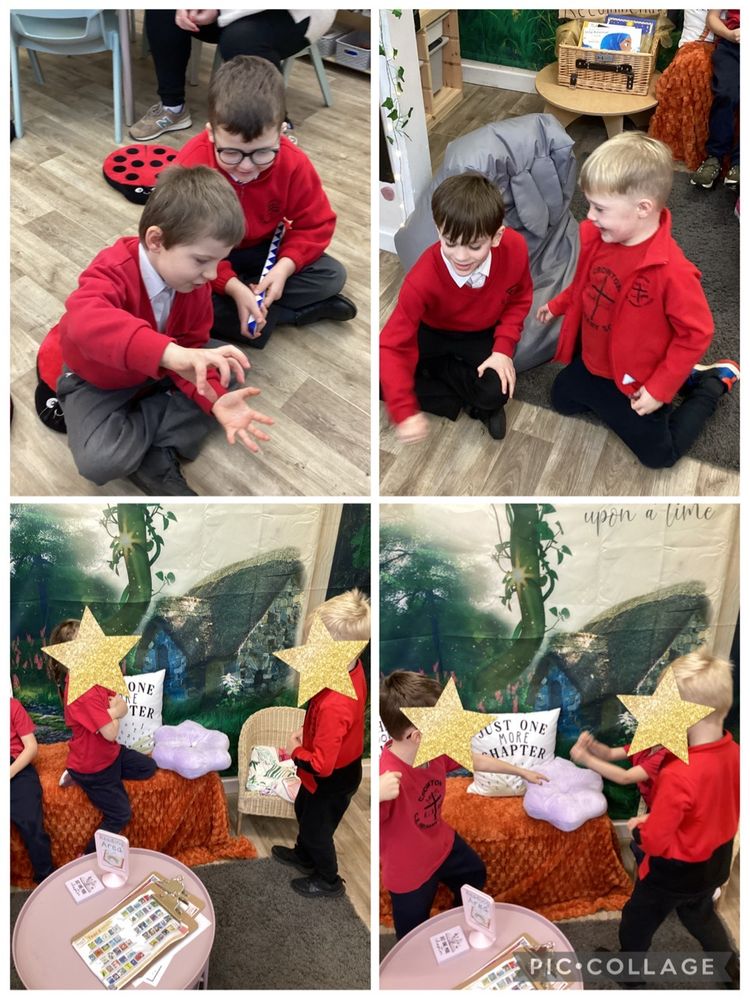 CrowtonCE's tweet photo. In writing, Y1/Y2 have been writing instruction sentences! They used role play to think of words that they could include in their sentences!😊❤️📝🎭 https://t.co/O3Q1dZYBo9