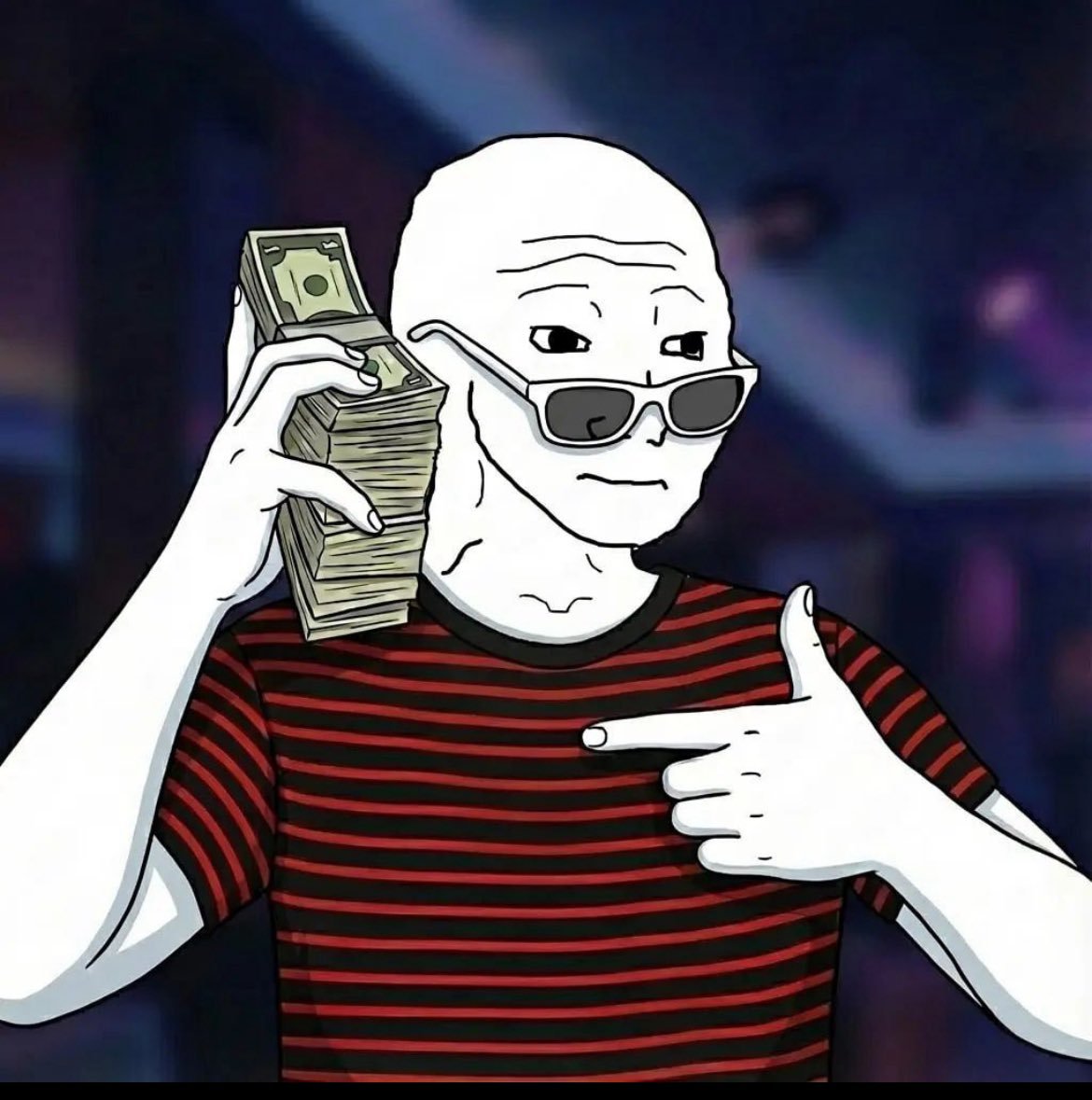 wojak is too big to care about bitcoin price action. rotate to memes