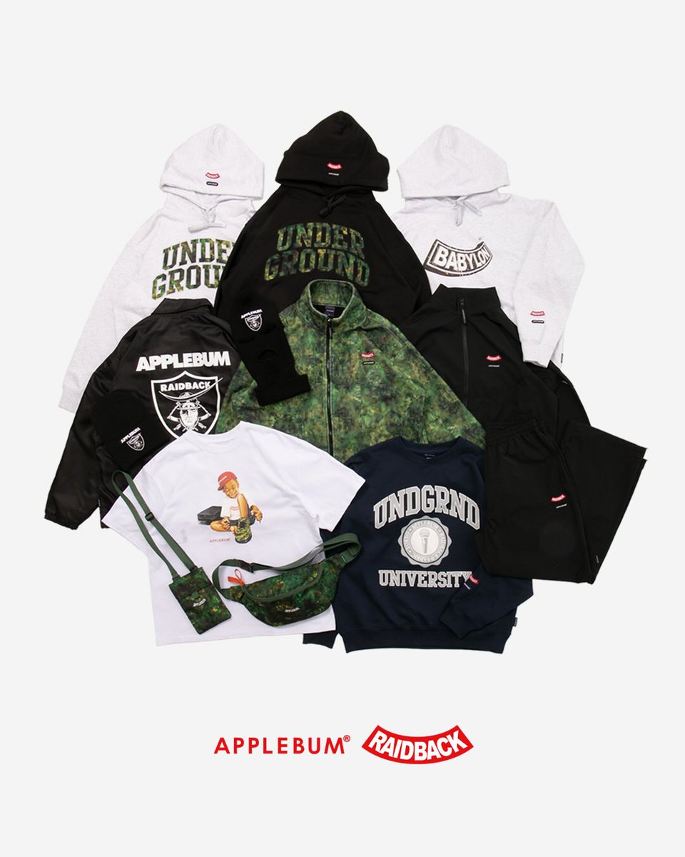 APPLEBUM × raidback fabric Collaboration Collectionが2025年 12/13