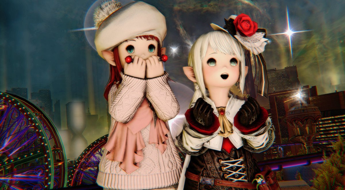 おはララ～！🌤️                                           

金曜日です～！ 🪙                        

あともうちょい週末！頑張りましょう！　🥂

#FF14 #FF14SS #おはララ #lalafell #ララフェル