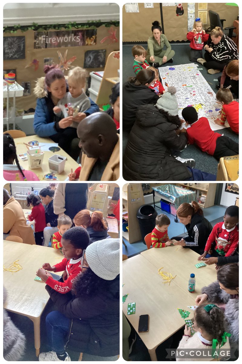 A lovely Christmas stay and play this afternoon!🎄✨thank you to all the families for joining us. The children loved sharing the classroom with their grown ups ❤️