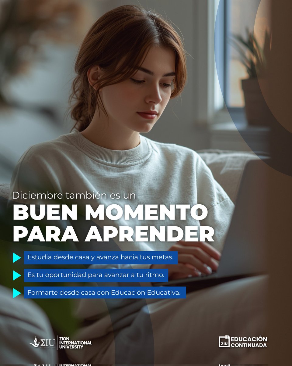 ¿Listo para aprovechar diciembre?
Estudia desde casa, mejora tus habilidades y acércate a tus objetivos.
La oportunidad es ahora. 💡📘