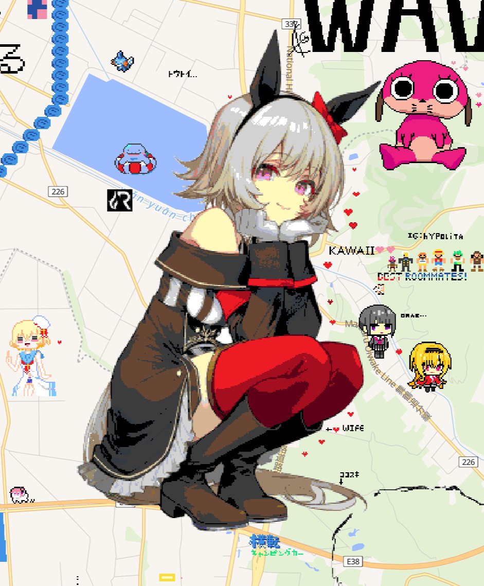 久々にWplace見たら、こんなカレンチャンが描いてあったんだけど、これ