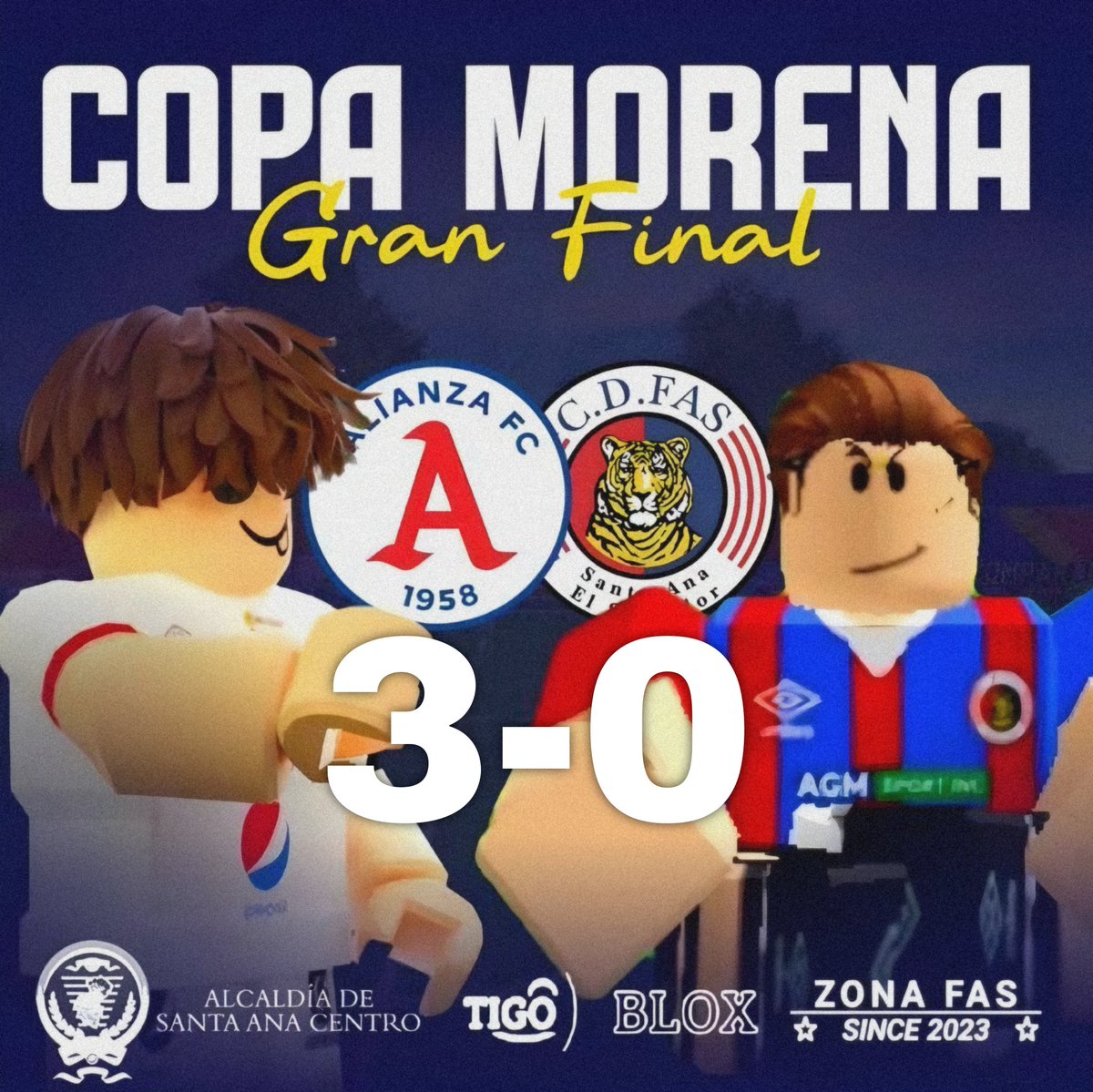 Por si algo faltaba, perdimos 3-0 la final de la Copa Morena en Roblox.