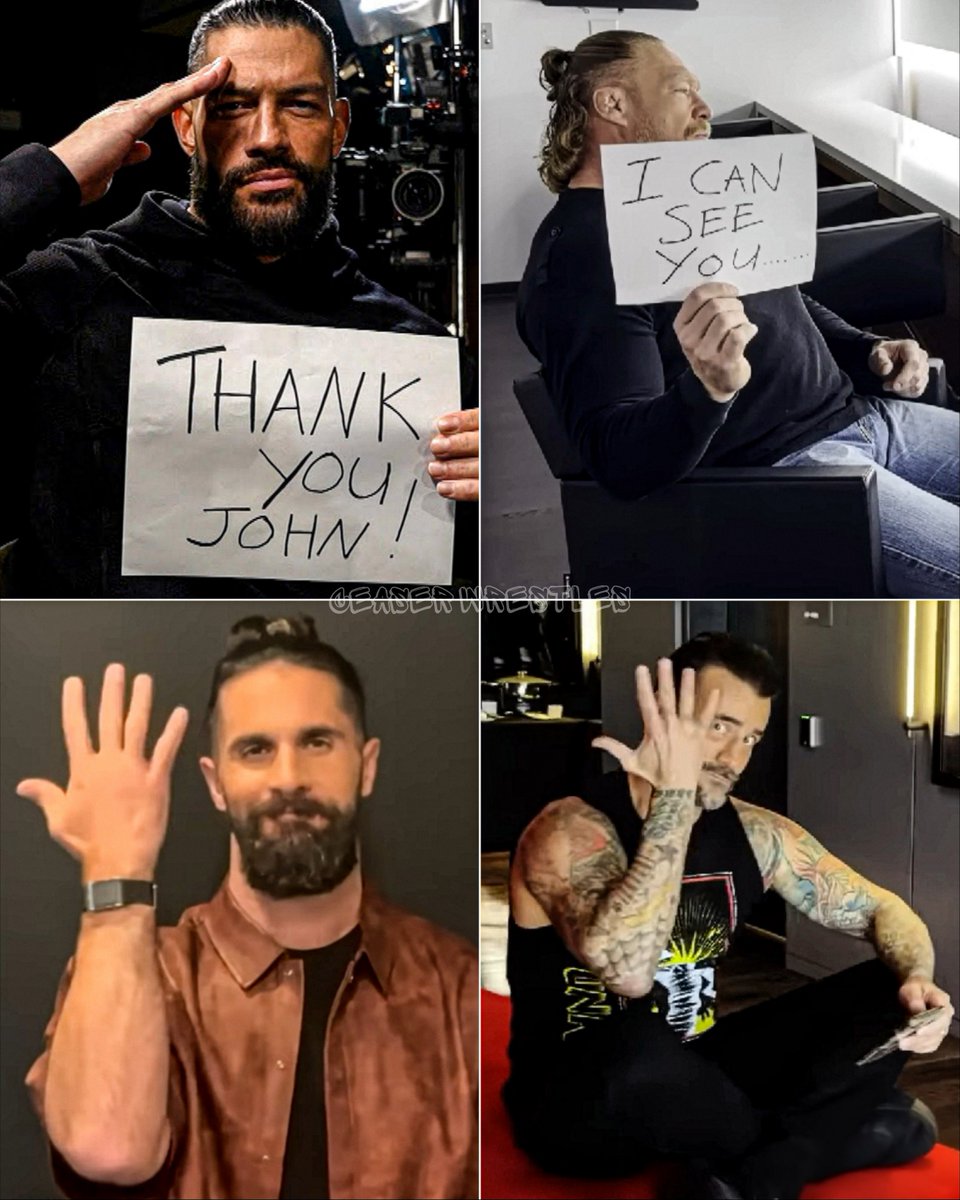 Roman Reign, Brock Lesnar, Seth Rollins, CM Punk's heartfelt farewell to John Cena. 

YOU LOVE TO SEE IT. ❤️🥹