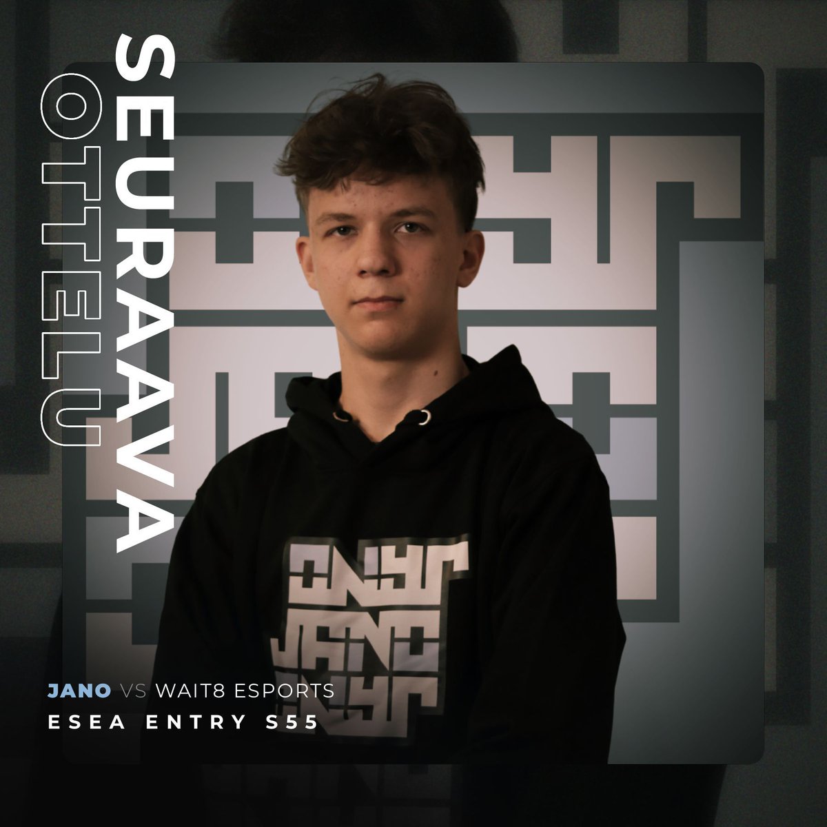 janoesports's tweet photo. Illan ottelu vielä vailla striimiä 😢
Kenraaliharjoitus ennen lauantain finaalia ja paikka Intermediateen tarjolla 💪
🏆 ESEA Entry S55
🆚#wait8esports
⌚ 20:30
🎥 Ei vielä striimiä
PS: Jos striimat ottelun niin pistä linkkiä vastauksiin
#cs2fi #esportsfi #janottaa https://t.co/YzfS0W6lVu