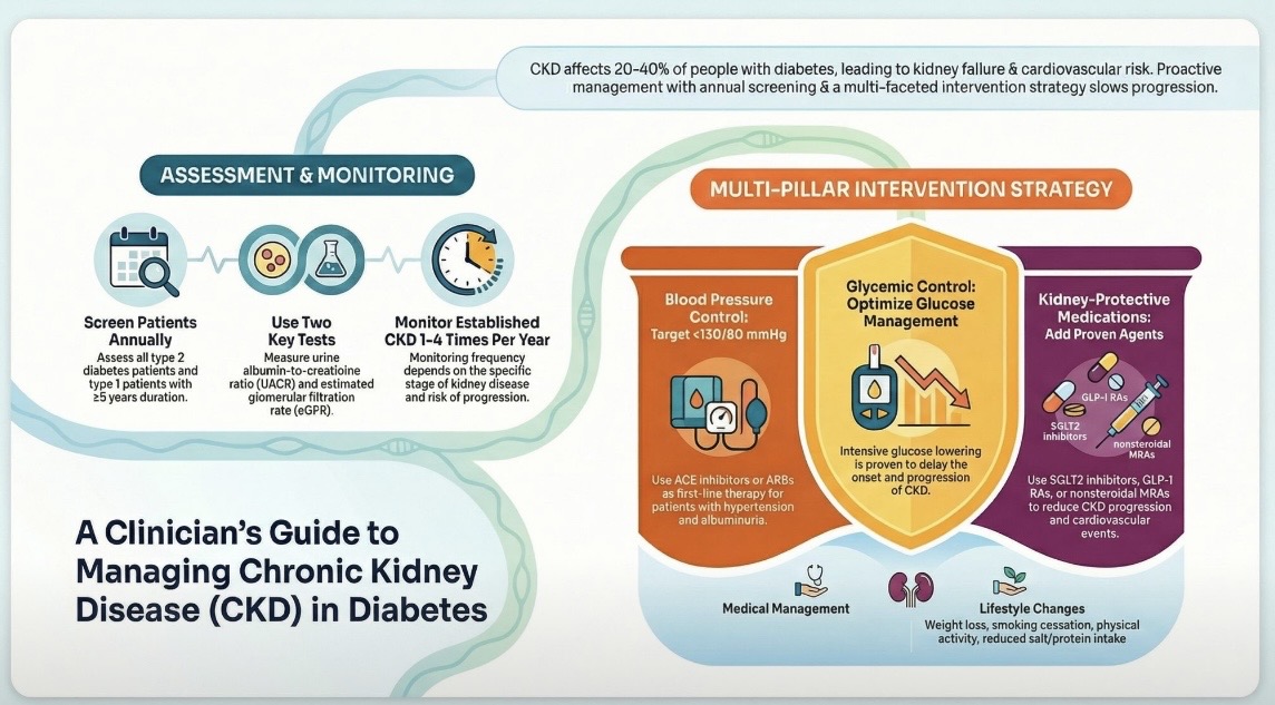 Management of Chronic Kidney Disease in People with Diabetes
Reflections from the latest ADA 2026 Standards of Care Guide.