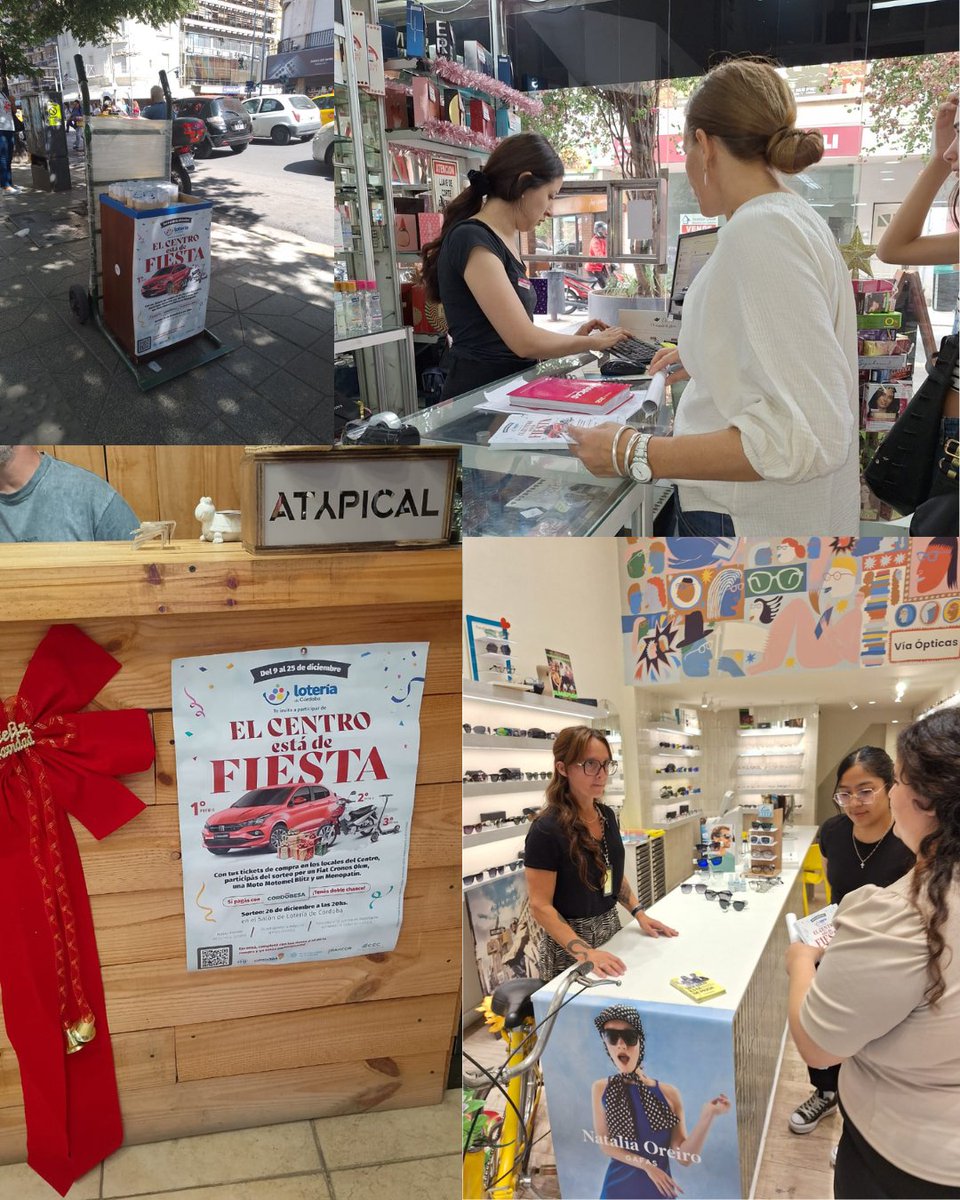 🎄 ¡Vende más en esta Navidad!
✨ El Centro está de Fiesta ✨

Desde la CCC, junto a <a href="/loteriacba/">Lotería de Córdoba</a>, <a href="/cordobaok/">dd</a>, @municba y @bancodecordobaok, llevamos adelante la acción “El Centro está de Fiesta”.
📍 La CCC en la calle
👉 Adherí tu comercio camcomcba.com.ar/la-camara-de-c…