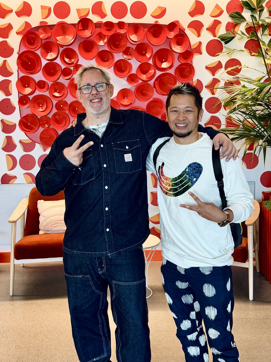 Found <a href="/briantong/">Brian Tong</a> in the wild <a href="/YouTube/">YouTube</a> HQ! Thank you so much for coming by to visit and chat!