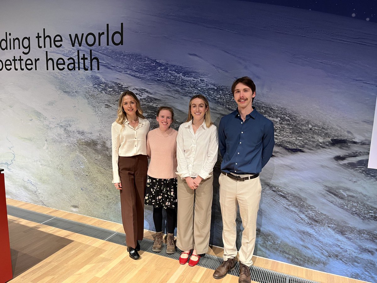 QUBMedEd's tweet photo. 4 of our fabulous students took part in the Jack Flanagan Medal (an all-Ireland inter-varsity competition ) in Geriatric Medicine at RCSI, Dublin. They competed by presenting an unseen complex geriatric medical case and answering questions. 
Well done Jenny, Rachel, Ellen &amp; James https://t.co/bhBGIpqYb0