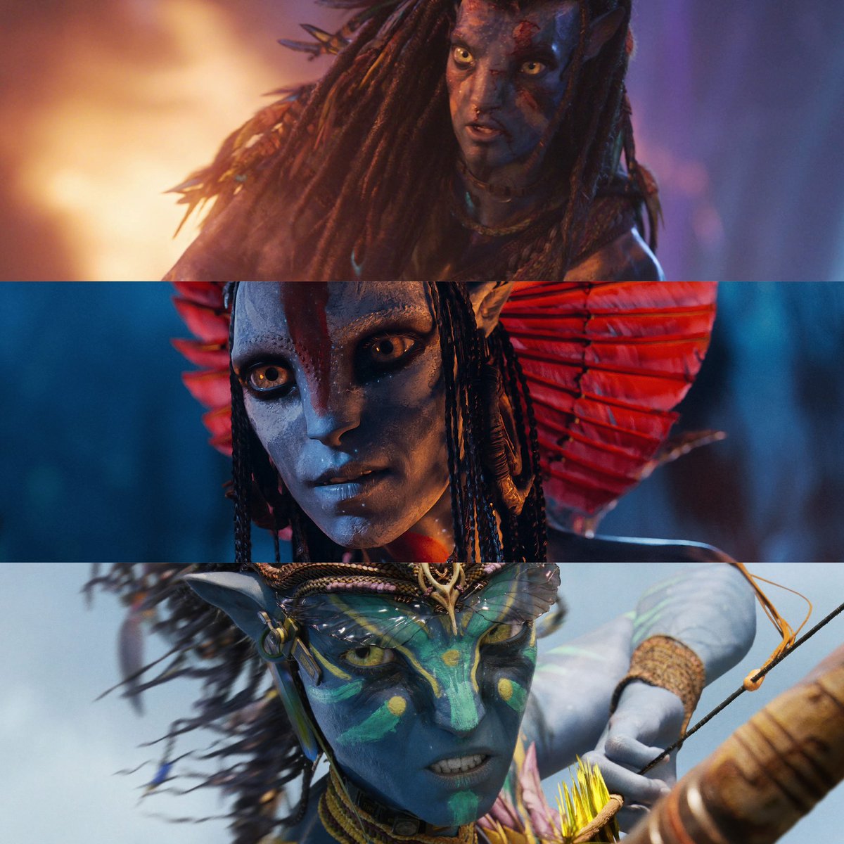 #AvatarFireandAshTH เกินคำบรรยายกับงานภาพที่ชวนตะลึง มันส์สุดๆตลอดเวลากว่า 3 ชม. หนังมีพัฒนาการด้านเนื้อเรื่องอย่างเห็นได้ชัด เผ่าใหม่น่าสนใจมาก วารัง ชวนหมันไส้และเปิดตัวได้น่าจดจำ ซีนแอ็กชันจัดเต็มคุ้มกับค่าตั๋ว IMAX 3D คือที่สุดพาหลุดเข้าไปบนดาวนาวีอีกครั้ง ดีโคตรๆ #movietwit