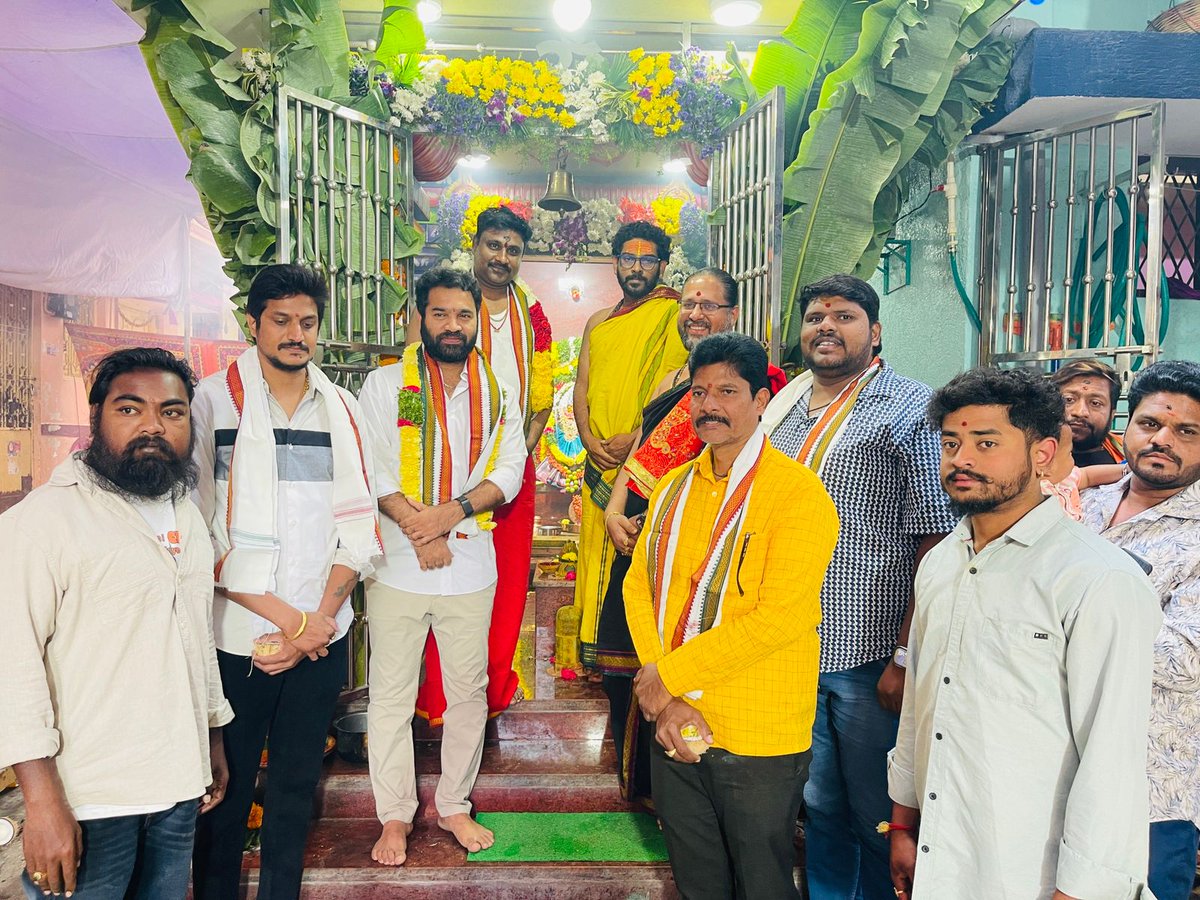Faith becomes complete when the heart bows before the divine - With deep devotion, joined the first anniversary celebrations of Sri Nalla Pochamma Temple in Bandanagar, Domalguda.

The vibrant spiritual atmosphere, and the collective prayers filled the moment with divine grace