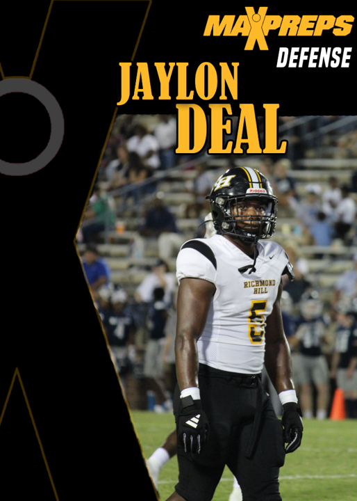 RHHSFootball's tweet photo. MaxPreps Defensive MVP: Jaylon Deal
#BTH | #HillBuilt | #ClockInLockIn https://t.co/YX43e4Wi1l