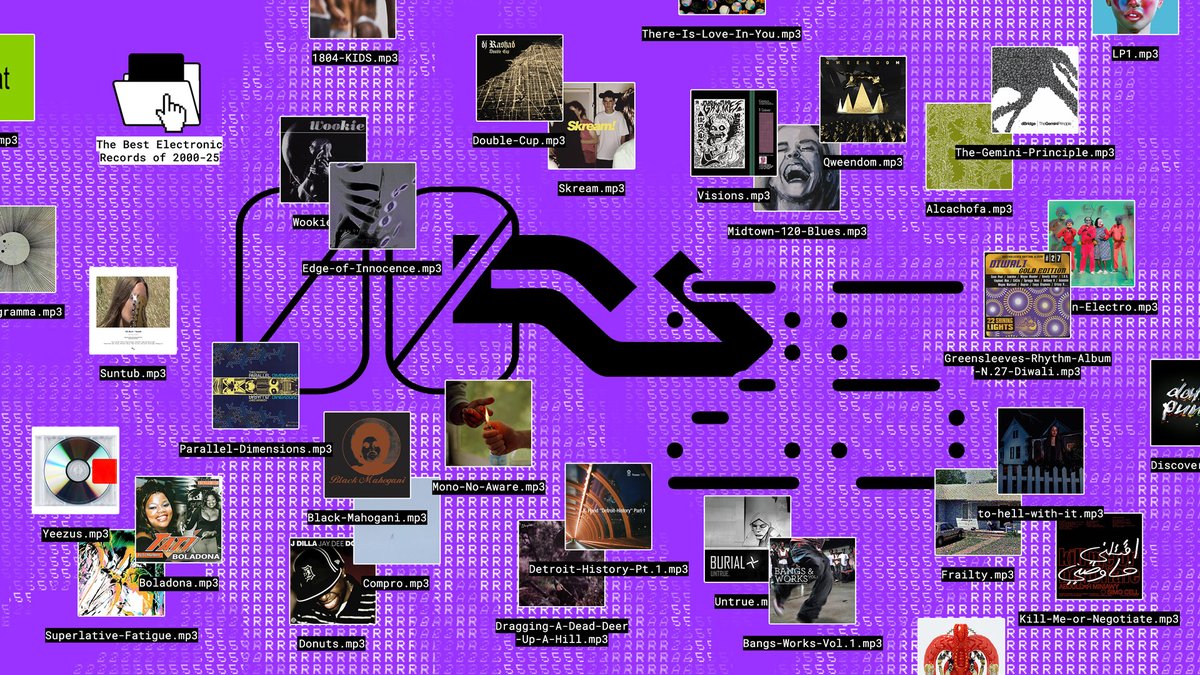 residentadvisor's tweet image. 25 years, 100 EPs, albums and compilations.    

The Best Electronic Records of 2000-25 has landed.

Full list: ra.co/features/4482