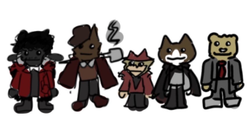 Drew my dnd party
They built this city