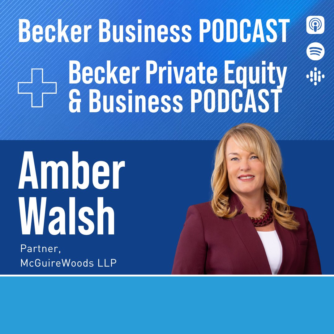 "The State of Private Equity in Healthcare with Amber Walsh of <a href="/McGuireWoodsLLP/">McGuireWoods LLP</a> 12-11-25"

Listen Here: beckerprivateequityandbusiness.com/the-state-of-p…