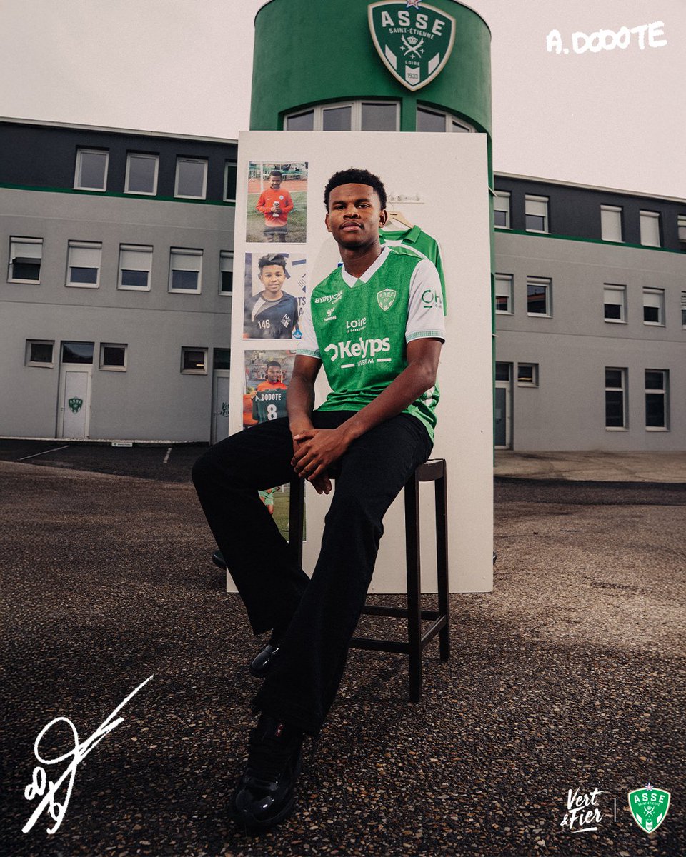 ASSEofficiel's tweet image. ✍️ Axel Dodote. Né le 18 janvier 2007. Et nouveau pro !