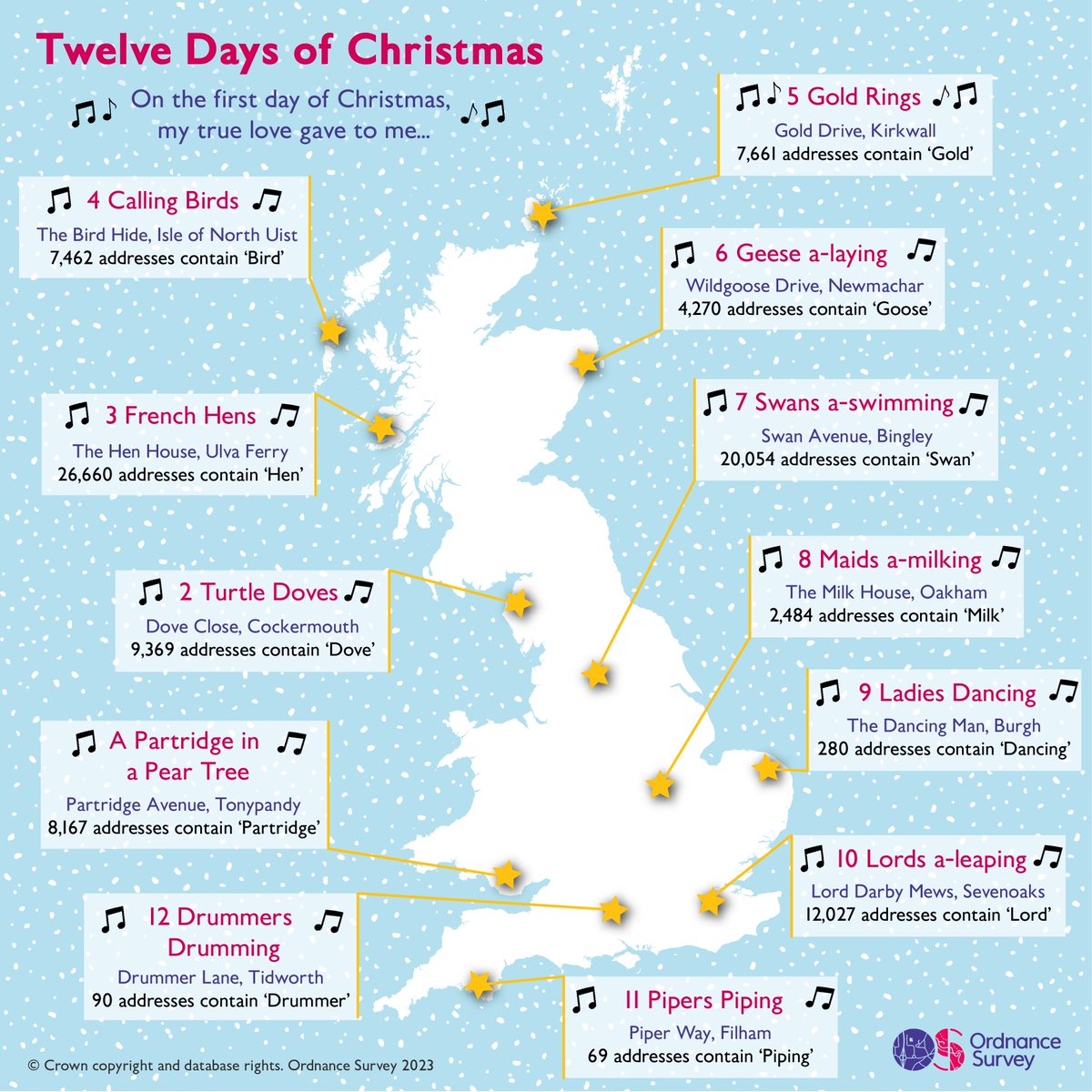 The 12 days of Christmas... but make it mappy 🗺️✨ Do you have a favourite festive place?