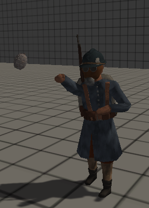 Risingfront's tweet photo. AI using grenades are now in the beta!
#RisingFront #Gamedev #ww1 https://t.co/SYR1U0W61l