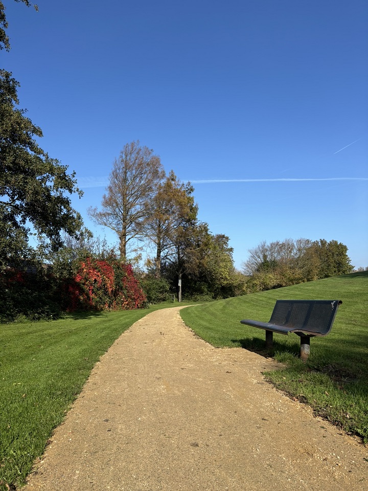🌳🌲 In het groene buurtpark van Zeeburg in #Noordwijkerhout is op basis van het ontwerp van <a href="/AWGroep/">AW Groep</a> de KoMex gele halfverharding toegepast. koersmix.nl/nl/referenties… #KoMex #halfverharding #infra