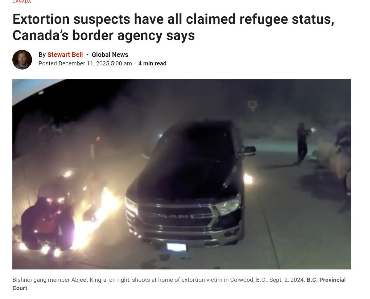 🚨MAJOR BREAKING

ALL 14 SUSPECTS IN THE SURREY BC EXTORTION CRIME WAVE HAVE CLAIMED REFUGEE STATUS

dodging deportation. 

Canada is SO BROKEN.

Now we have to PAY for them....This is absolutely REDICULOUS and A JOKE!!