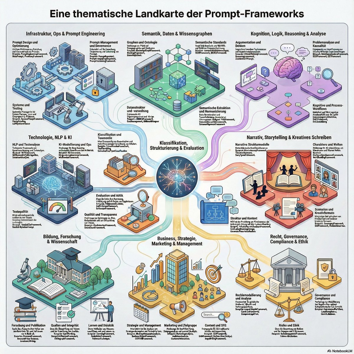 Ich habe ein Prompt-Repository für NotebookLM entwickelt. Hier eine Infografik, generiert von NotebookLM.