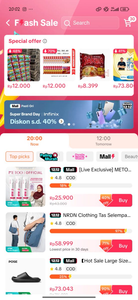 CENATCHENIT's tweet image. tadi niatnya cuma mau liat keranjang doang, eh malah nemu voucher 1.2jt… langsung bengong mikir “kok jadi pengen checkout semuanya ya” 😭
bit.ly/XGENST
 #VoucherJutaanTikTokShop