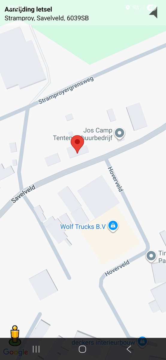 Ongeval wegvervoer in Stramproy