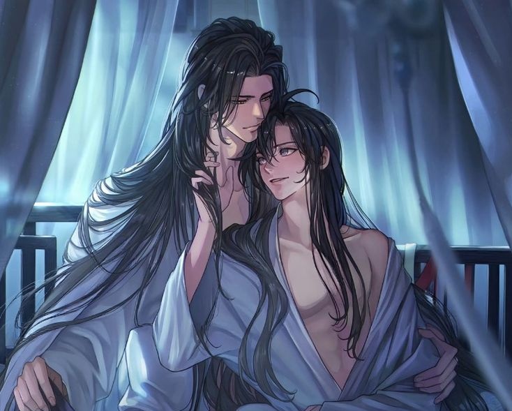 littlesadlamb12's tweet image. I'm a little obsessed with this wangxian size difference 😩