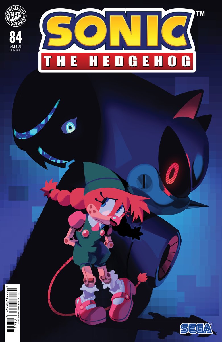 Metal Sonic has gone missing!

#DrEggman promises #BelletheTinkerer that he’ll remove her connection to the robot if she finds him.

Belle has Sonic come along. Dr. Eggman sends #Sagalong with them!

#TheRoadto100 starts!

Preorder #SonicTheHedgehog #84 at LCS!

#SonicsRoadto100